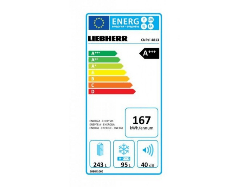 Liebherr CNPEL 4813-21 Alulfagyasztós kombinált hűtőszekrény