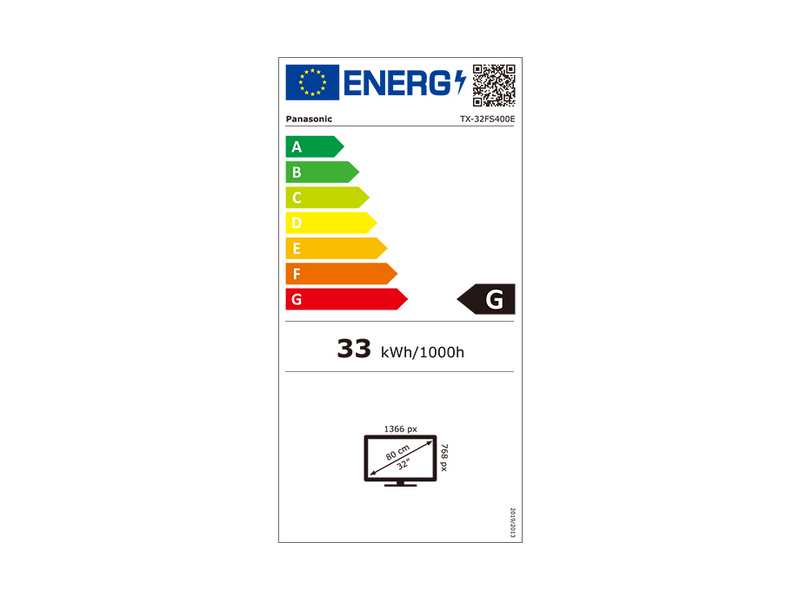 Panasonic TX-32FS400E LED LCD TV 32