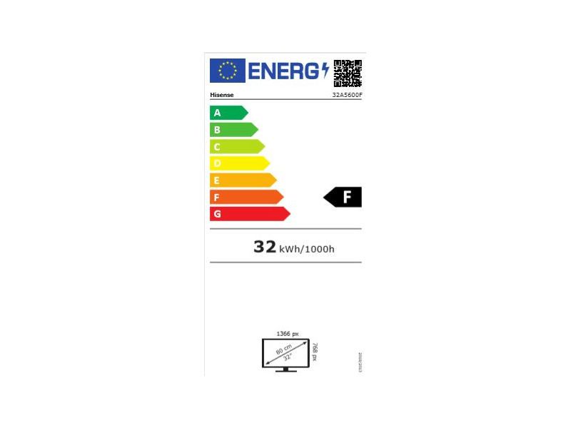 Hisense 32A5600F HD Ready LED Smart Tv