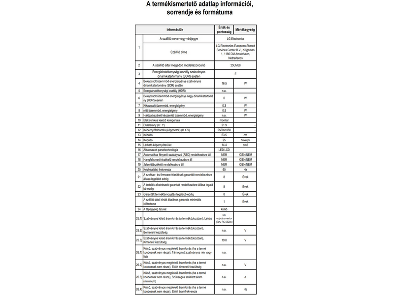 LG 25UM58 21:9 UltraWide® Full HD IPS monitor