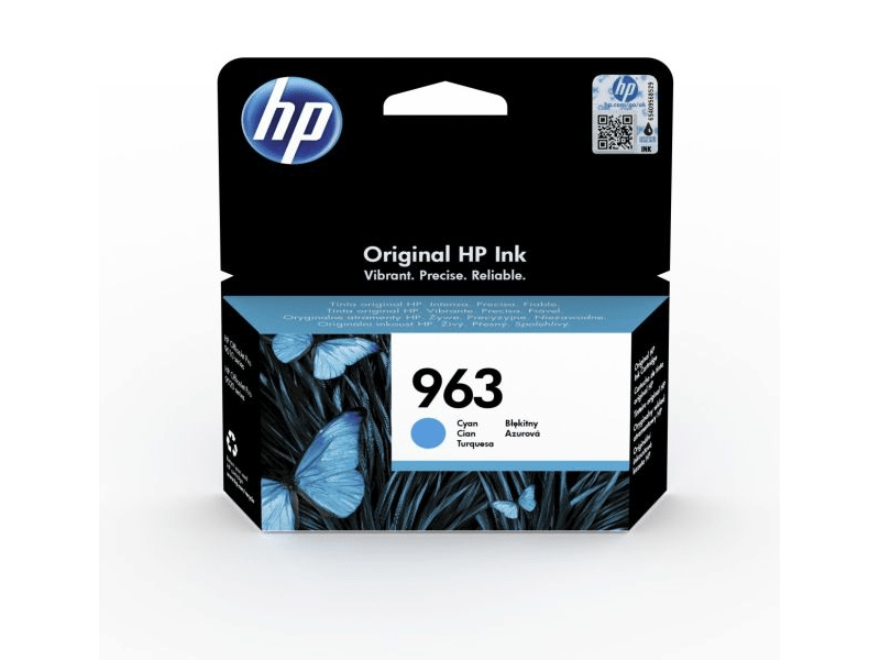 HP 963 ciánkék eredeti tintapatron (3JA23AE)