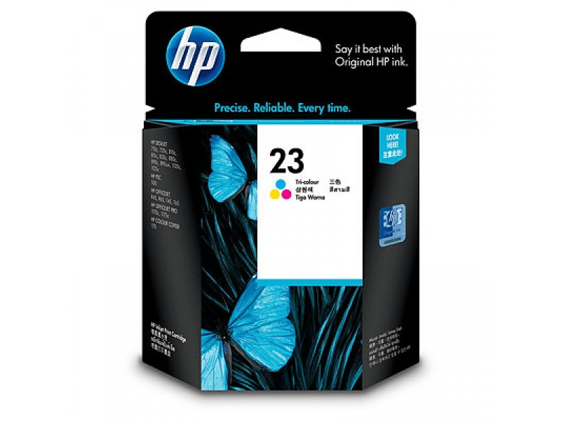 HP 23 háromszínű eredeti tintapatron (C1823D)
