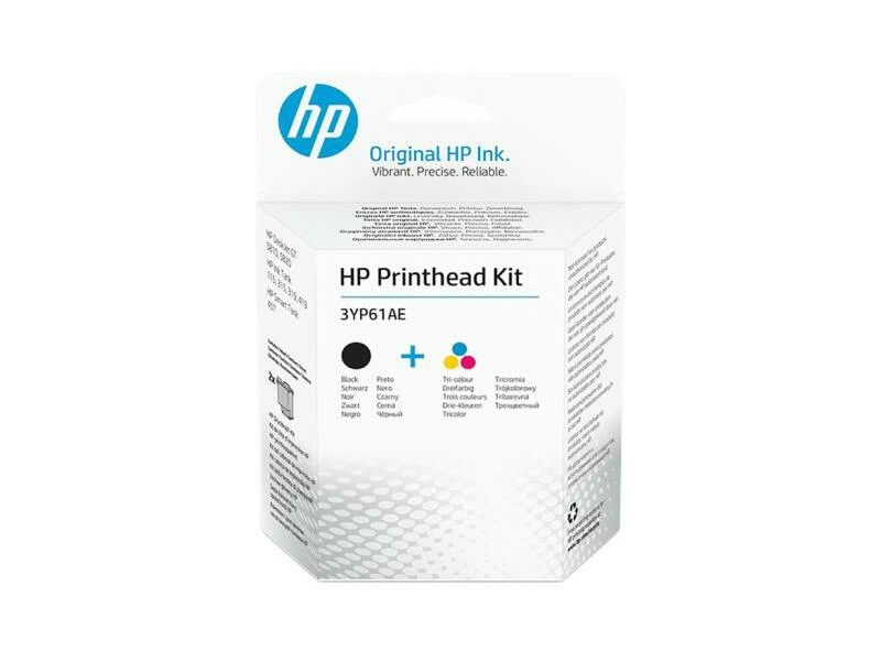 HP 3YP61AE Printhead Kit GT nyomtatófej, Fekete / Tri-color