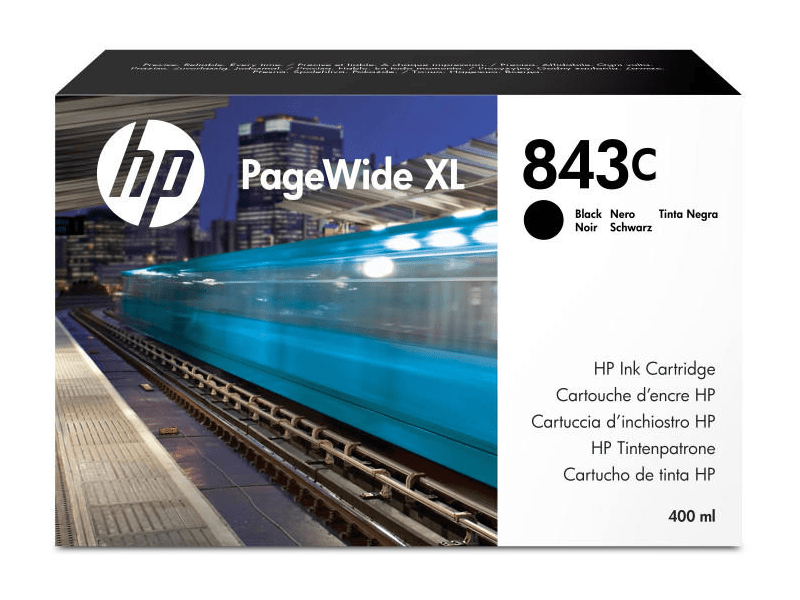 HP 843C fekete eredeti tintapatron (C1Q65A)