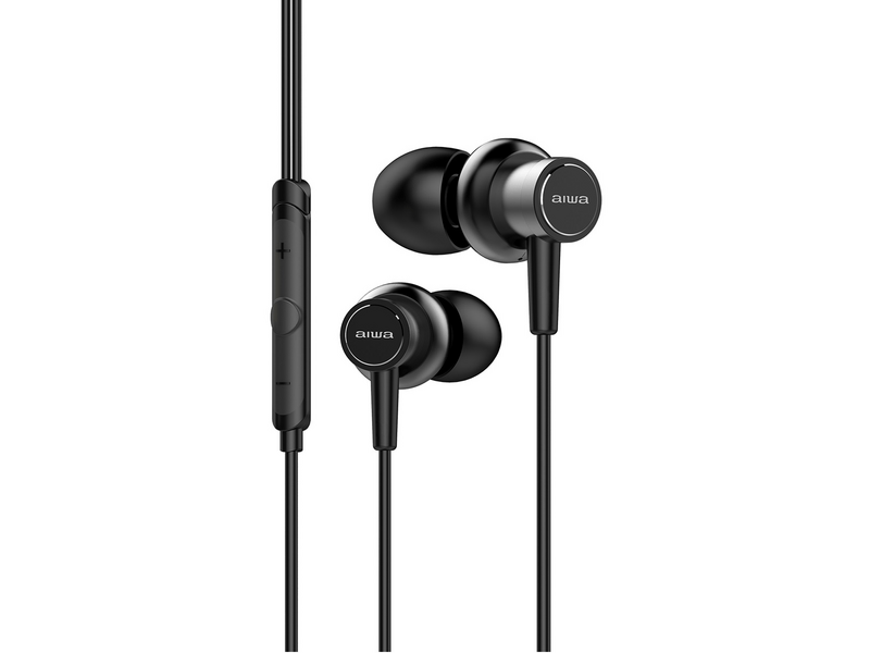 Aiwa ESTM-500BK Fülhallgató, Fekete