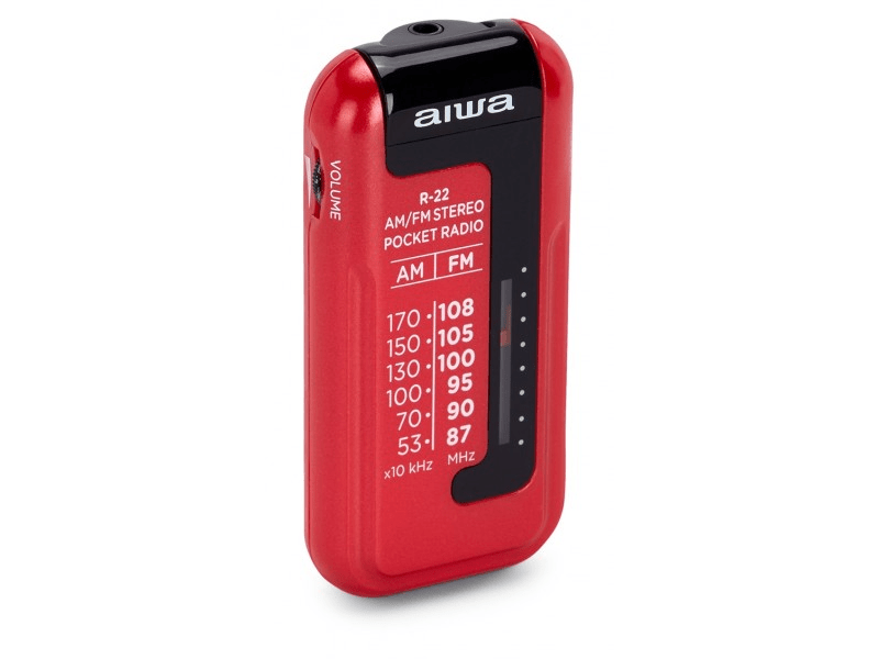 Aiwa R-22RD radio, crveni