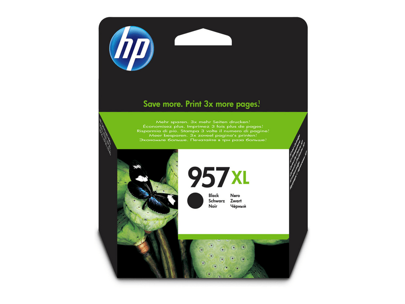 HP 957XL fekete eredeti tintapatron (L0R40AE)
