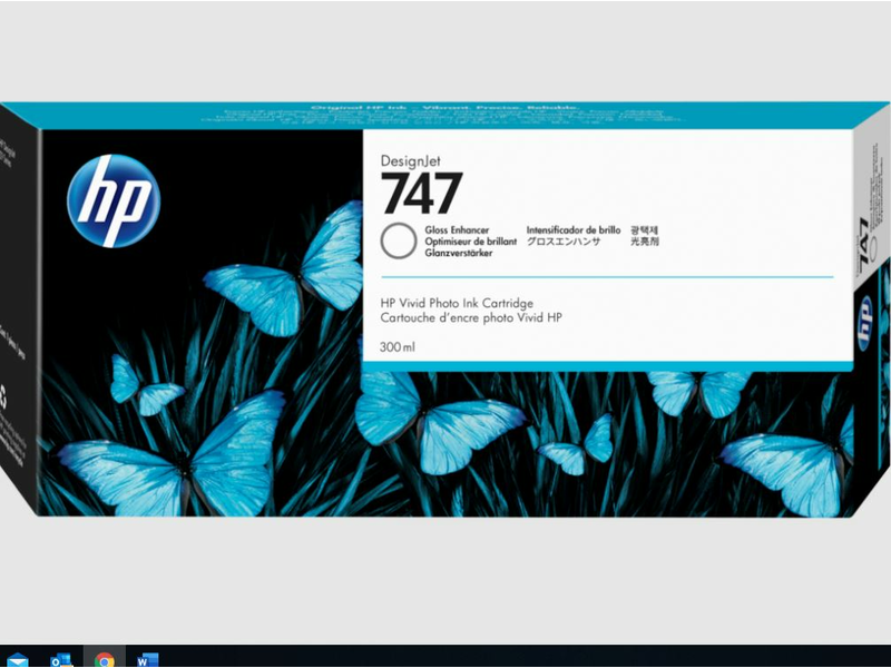 HP P2V87A 300 ml-es Gloss Enhancer DesignJet tintapatron