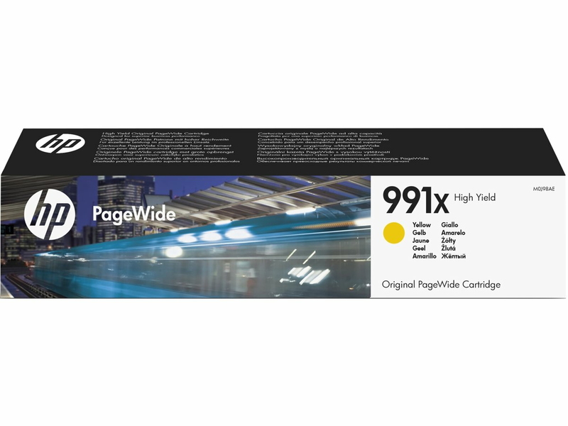 HP 991x XL sárga eredeti tintapatron (M0J98AE)