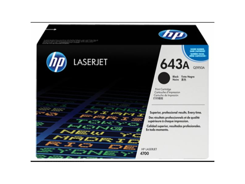 HP Q5950A (643A) fekete toner