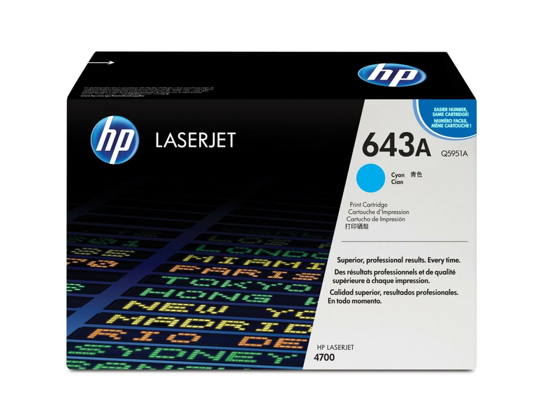 HP Q5951A (643A) ciánkék toner