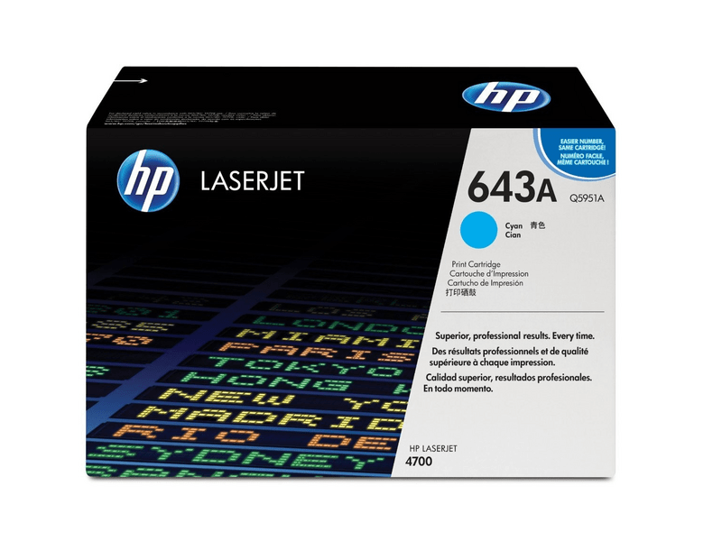 HP 643a ciánkék eredeti toner (Q5951A)