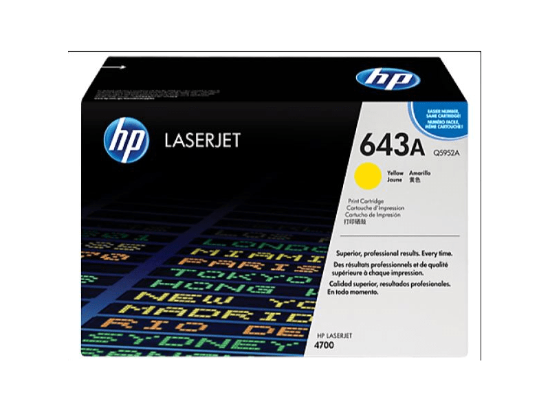 HP 643a sárga eredeti toner (Q5952A)