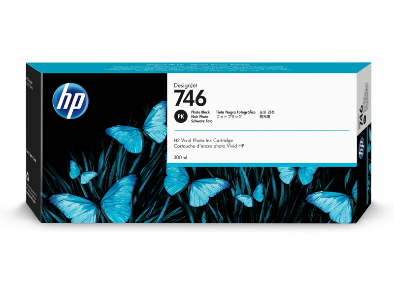 HP 746 fotó fekete eredeti tintapatron (P2V82A)