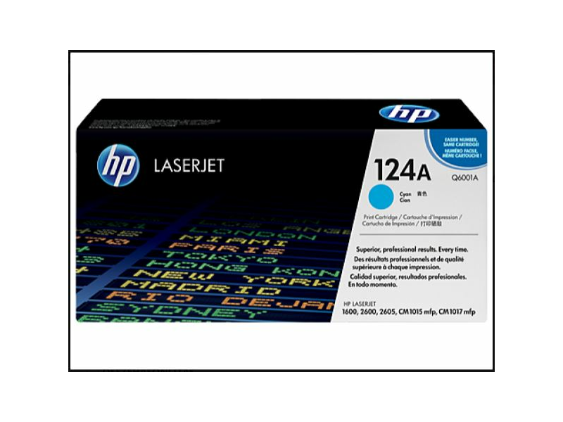 HP Q6001A (124A) ciánkék toner