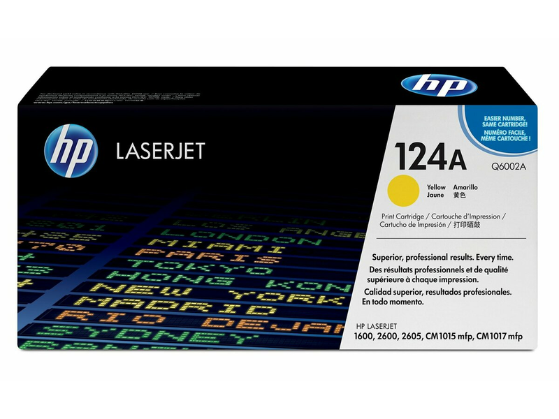 HP Q6002A (124A) sárga toner