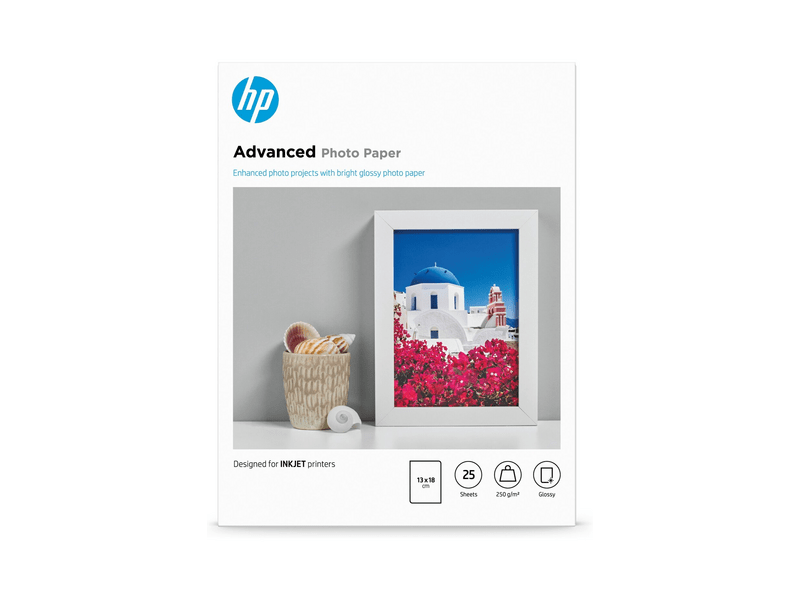 HP Q8696A 13x18 Fényes fotópapír, 25db