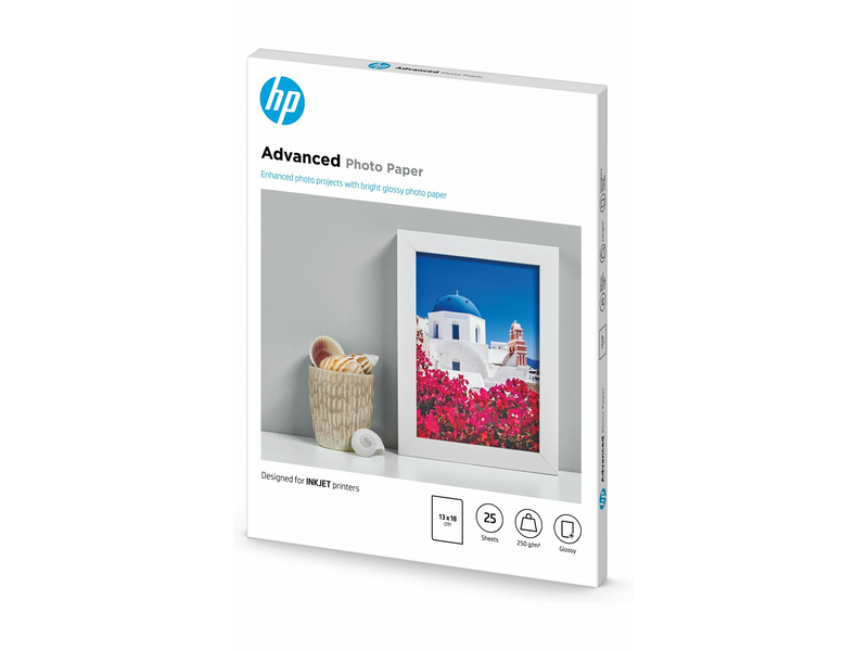 HP Q8696A 13x18 Fényes fotópapír, 25db
