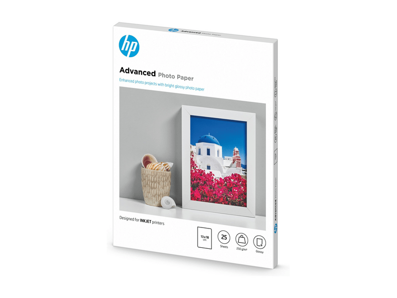 HP Q8696A 13x18 Fényes fotópapír, 25db