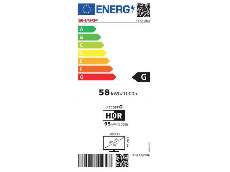 Sharp 40BL2EA UHD Android 9 SMART LED TV