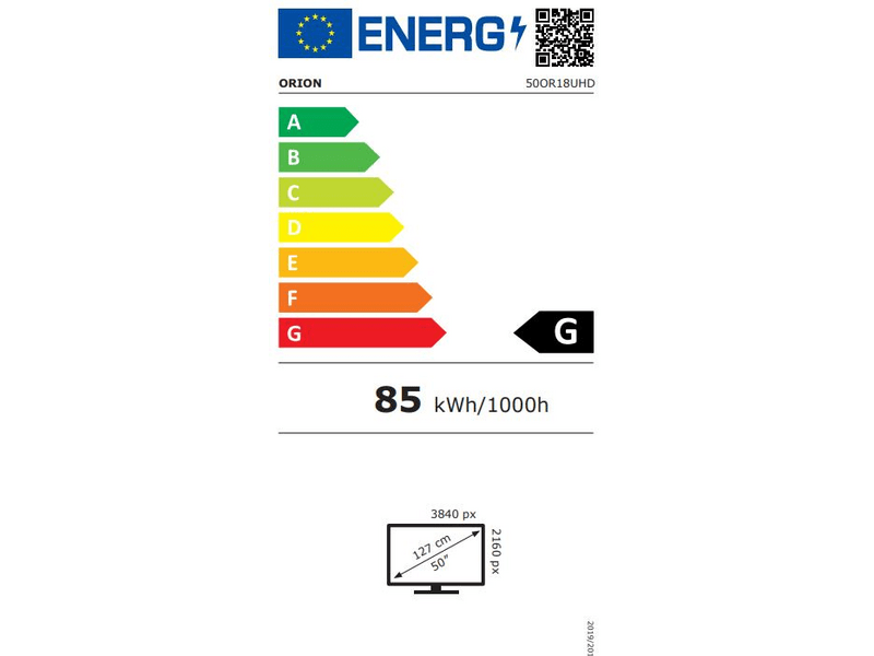 Orion 50OR18UHD 4K Ultra HD LED
