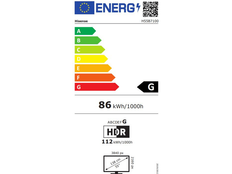 Hisense H55B7100 4K Ultra HD LED Smart Tv