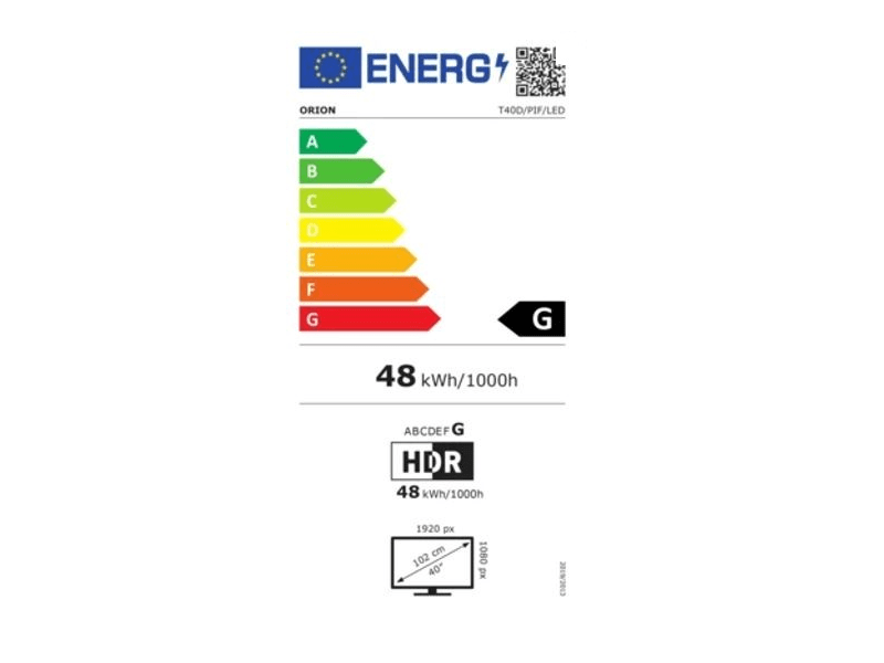 Orion PIF40-DLED Full HD LED Tv