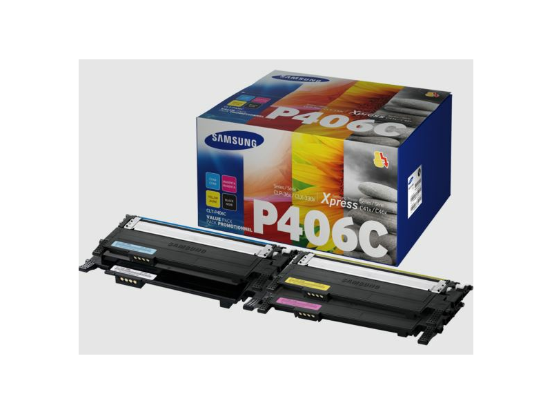 Samsung CLT-P406C 4 darabos fekete/cián/magenta/sárga Nyomtató toner