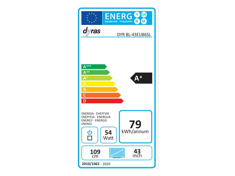 Dyras BL-43EU86SL 43