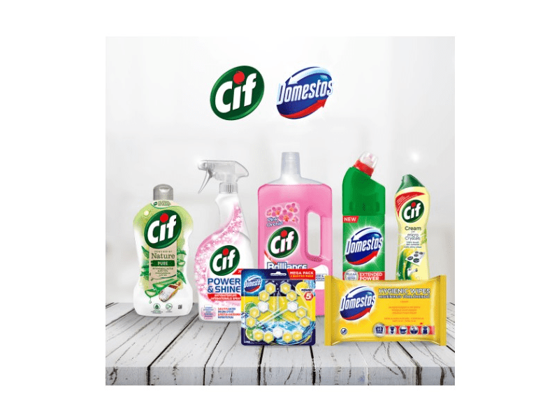 Cif + Domestos tisztítószer csomag