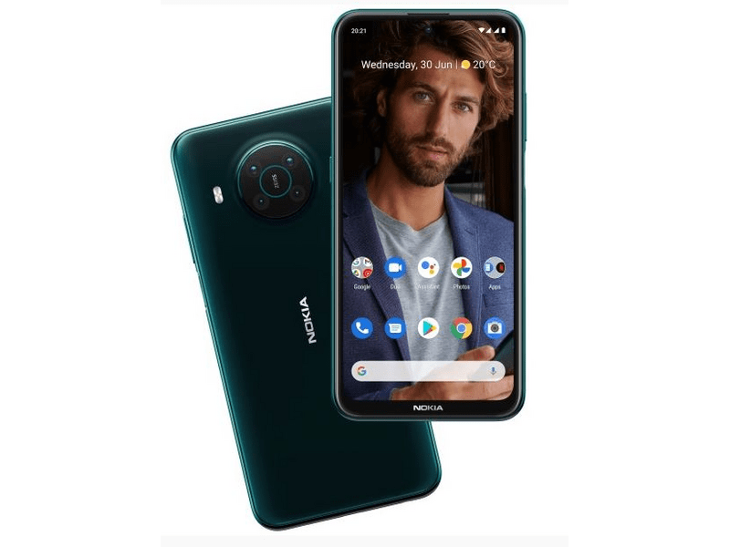 Nokia X10 Dual SIM 5G 4GB/128GB okostelefon, zöld