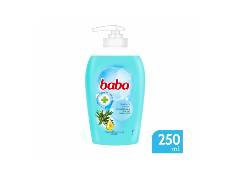 Baba folyékony szappan, Teafaolajjal, 250 ml