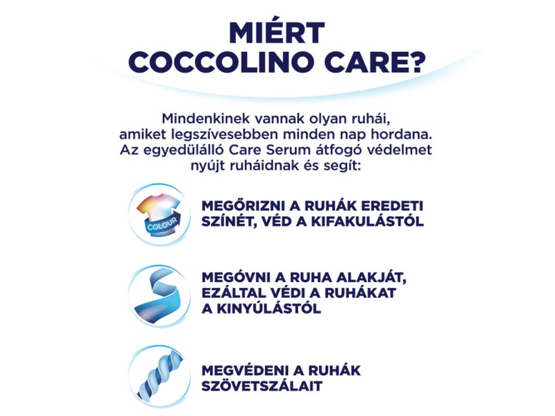Coccolino Care mosógél színes ruhákhoz 2,4 l ( CARE COL 2.4L )