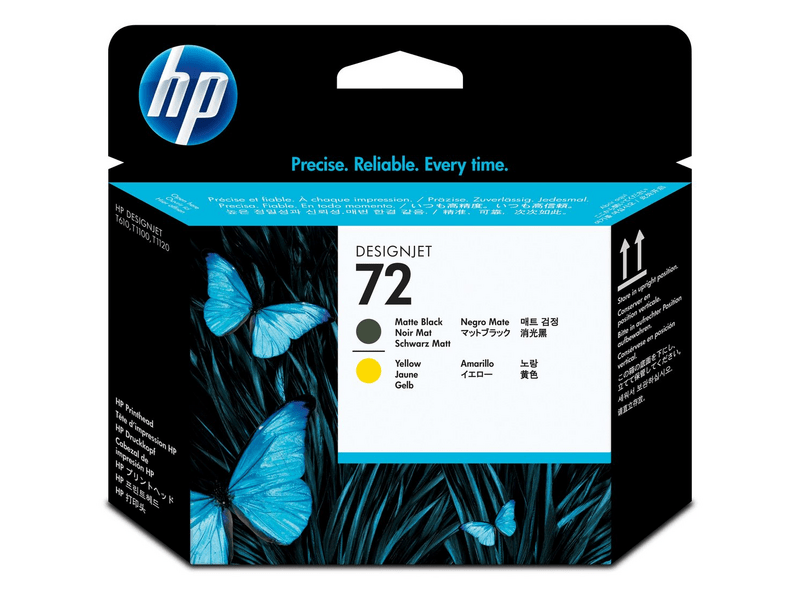 HP C9384A Tintapatron, matt fekete és sárga