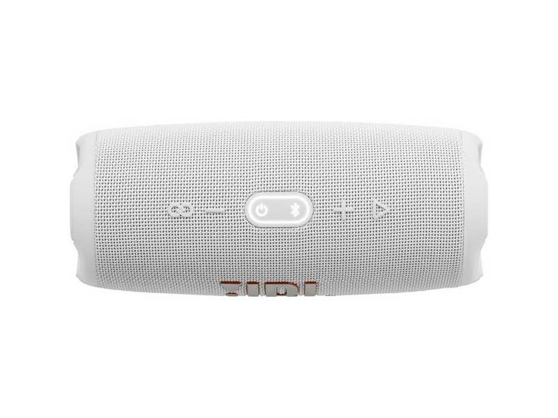 JBL Charge 5 Hordozható Bluetooth hangszóró, Fehér