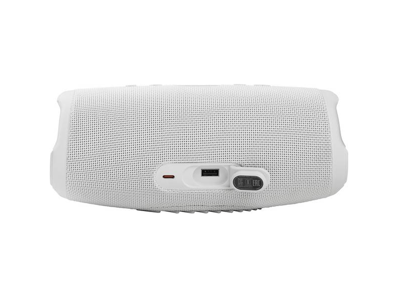 JBL Charge 5 Hordozható Bluetooth hangszóró, Fehér