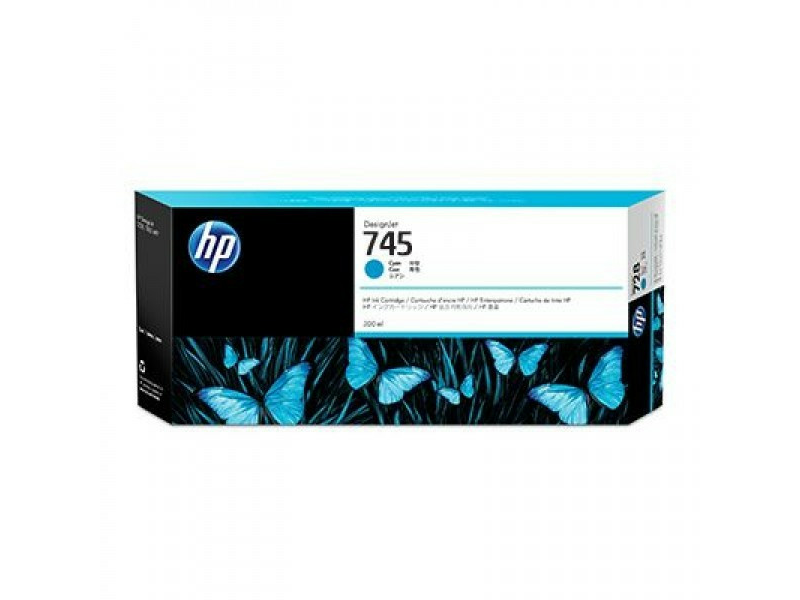 HP 745XL ciánkék eredeti tintapatron (F9K03A)