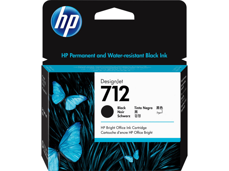 HP 712XL fekete eredeti tintapatron (3ED71A)