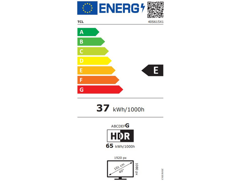 TCL 40S615 FULL HD SMART LED TV