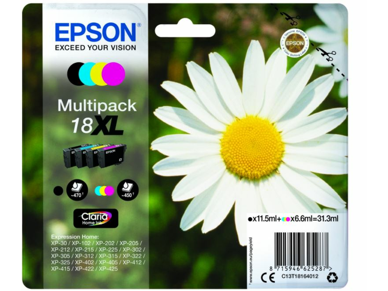 Epson T1816 Tintapatron multipack, színes