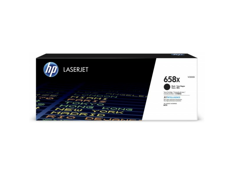 HP 658x fekete eredeti toner (W2000X)