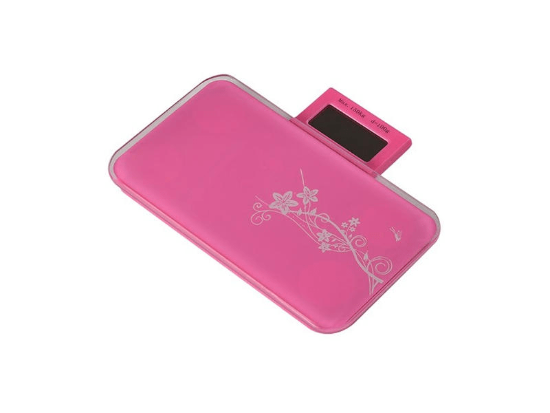 TOO BSC-333-P Hordozható digitális személymérleg, Rózsaszín