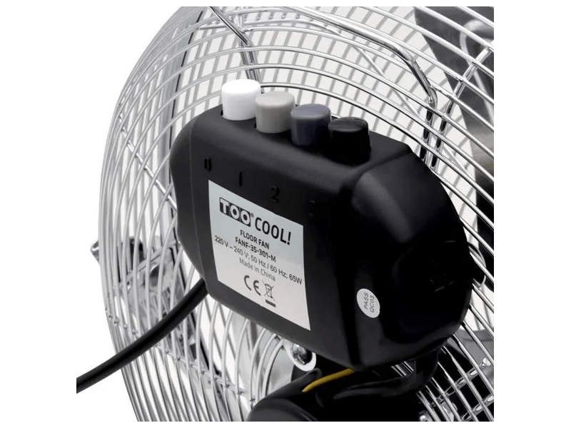 TOO FANF-35-301-M Padló ventilátor, inox