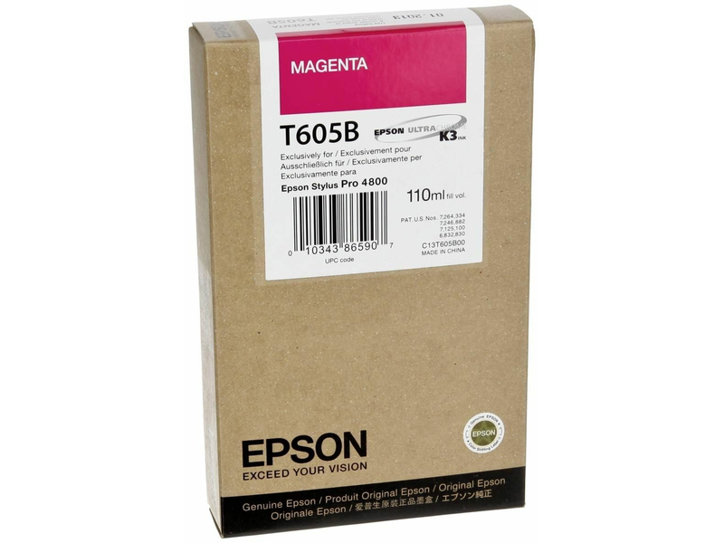 Epson T605B Tintapatron, magenta