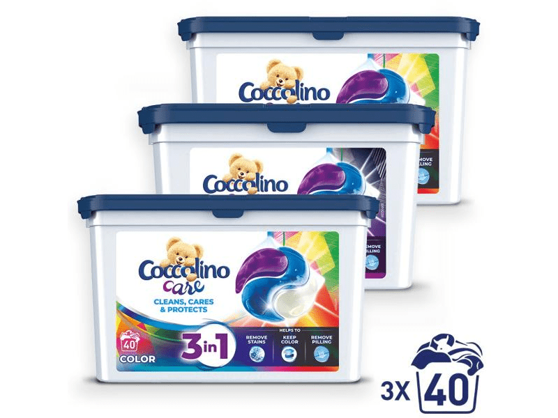 Coccolino Care Color mosókapszula, 3x40 db