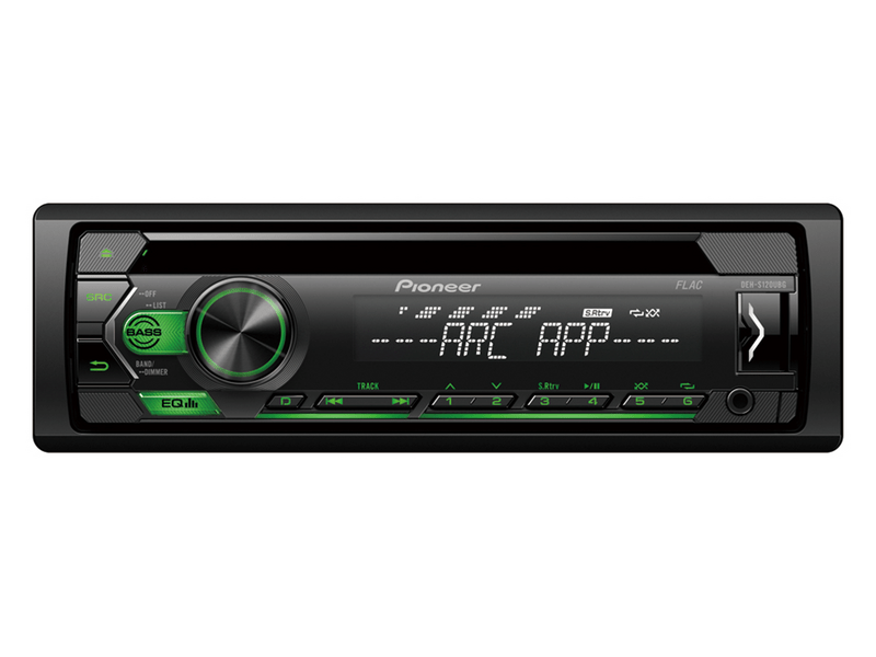 Pioneer DEH-S120UBG autóhifi fejegység, zöld