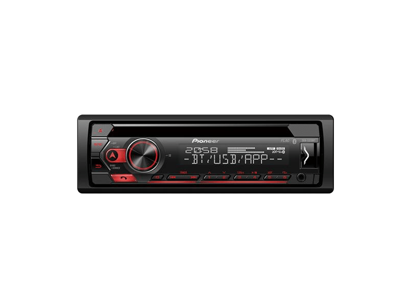 Pioneer DEH-S320BT autóhifi fejegység, piros