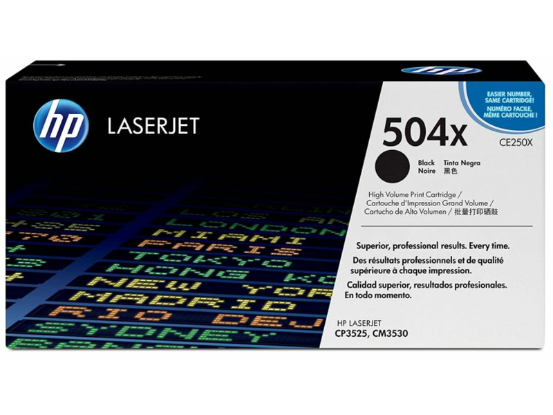 HP CE250X toner lézernyomtatóhoz, fekete