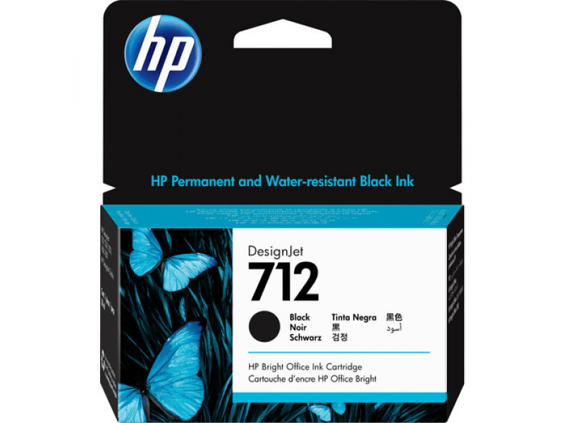 HP 712 fekete eredeti tintapatron (3ED70A)
