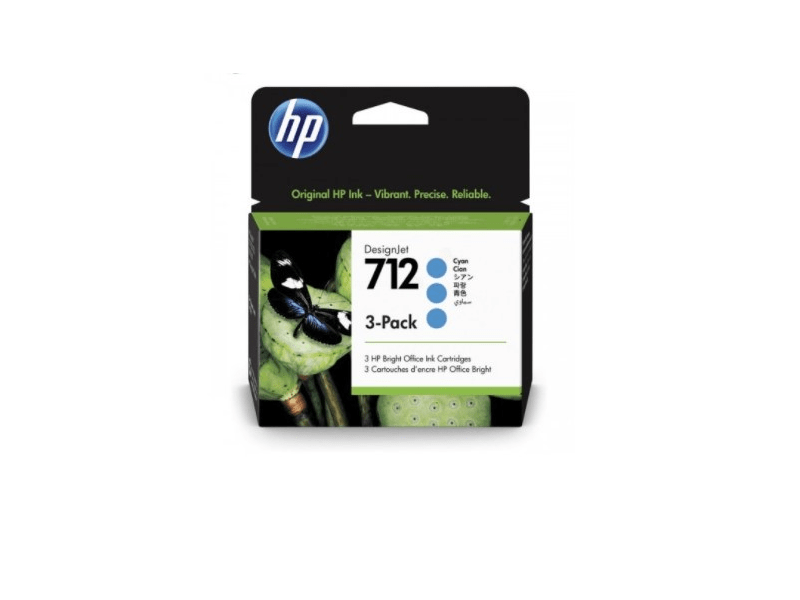 HP 712 ciánkék eredeti tintapatron (3ED77A)